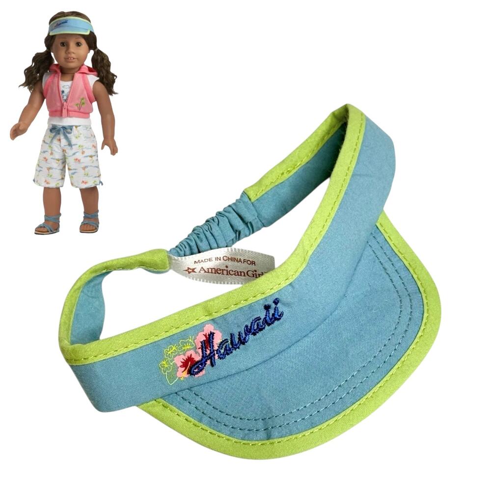 American Girl Hawaii Visor Hat Island Vacation Outfit Doll Accessory Hawaiian